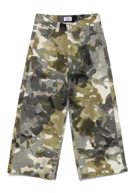 Pantaloni con stampa camouflage IL GUFO | P25PL434C4140577